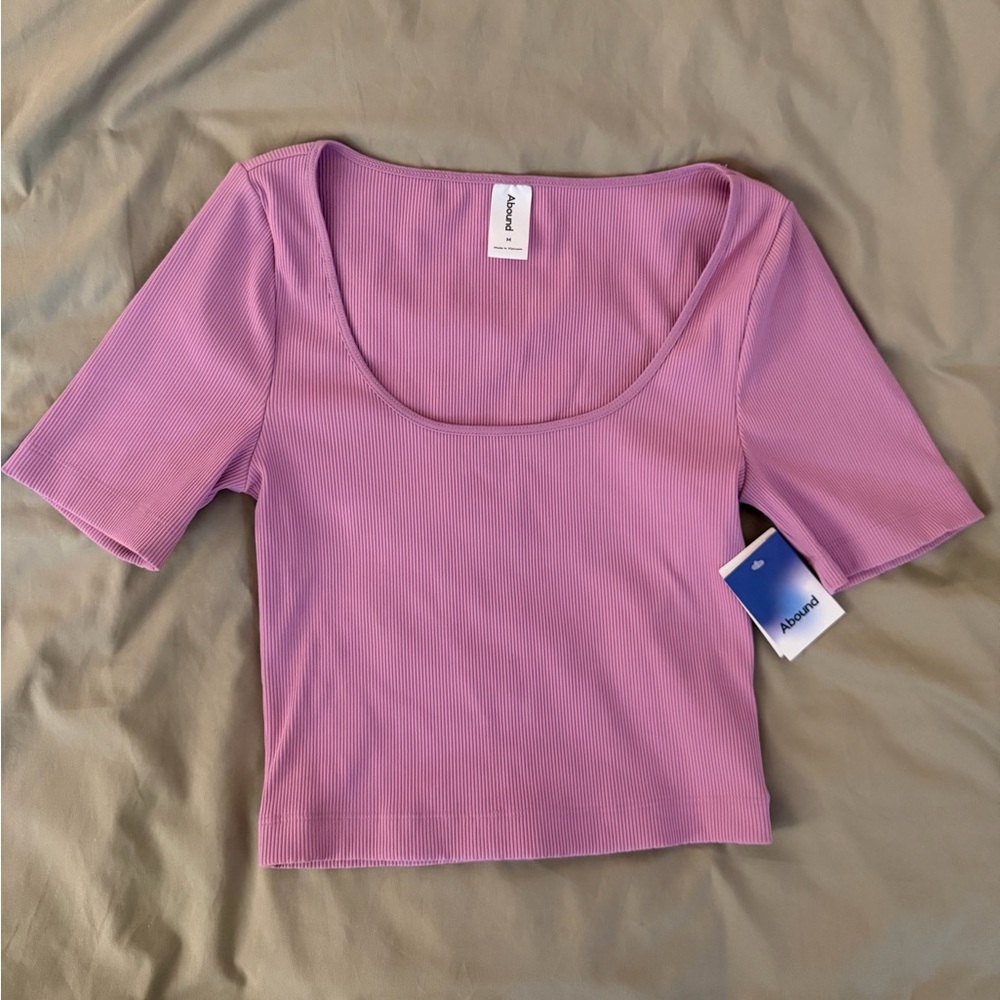 Abound Women's Purple Crop Top